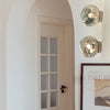 modern chrome lava plug in wall lamp