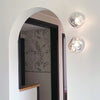 modern chrome lava plug in wall lamp