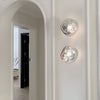modern chrome lava plug in wall lamp