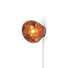 modern chrome lava plug in wall lamp
