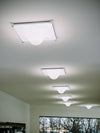 modern chrome white acrylic bubble flush mount ceiling light