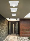modern chrome white acrylic bubble flush mount ceiling light