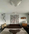 modern chrome white acrylic bubble flush mount ceiling light