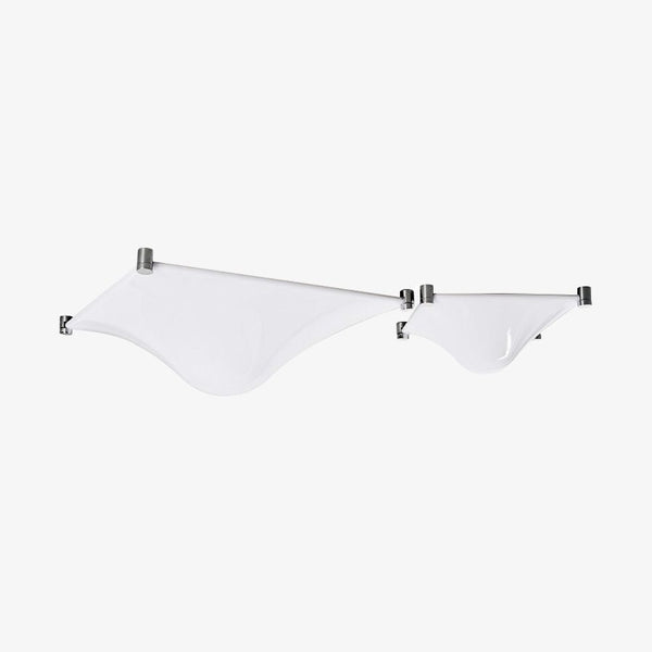 modern chrome white acrylic bubble flush mount ceiling light