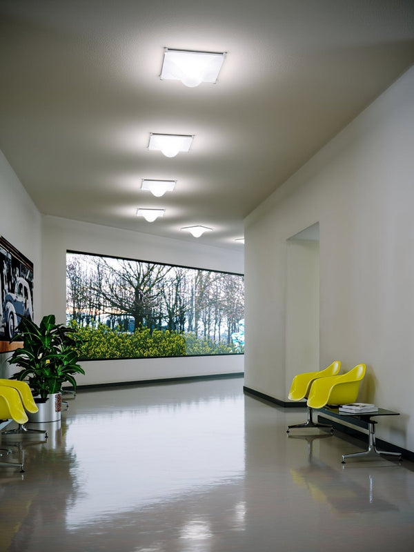 modern chrome white acrylic bubble flush mount ceiling light