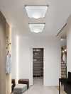 modern chrome white acrylic bubble flush mount ceiling light