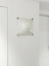 modern chrome white acrylic bubble flush mount ceiling light