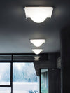 modern chrome white acrylic bubble flush mount ceiling light