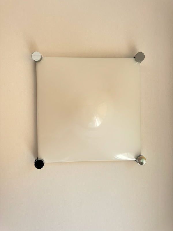 modern chrome white acrylic bubble flush mount ceiling light