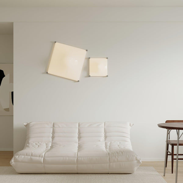 modern chrome white acrylic bubble flush mount ceiling light