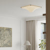 modern chrome white acrylic bubble flush mount ceiling light