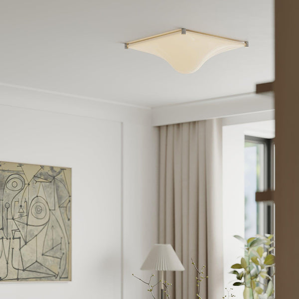 modern chrome white acrylic bubble flush mount ceiling light