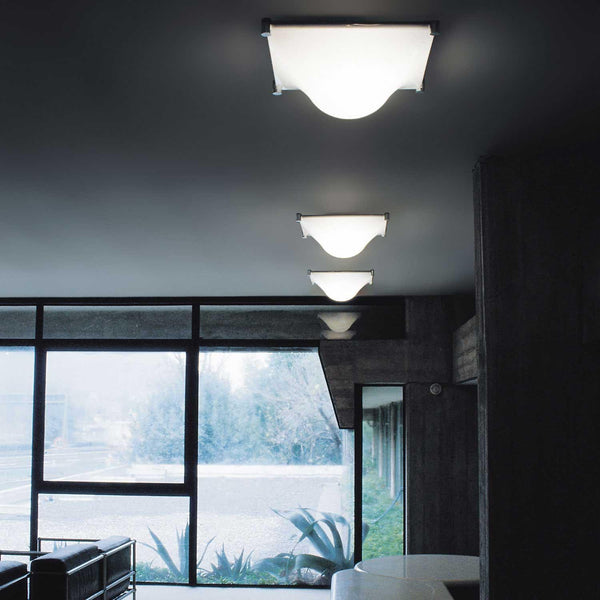 modern chrome white acrylic bubble flush mount ceiling light