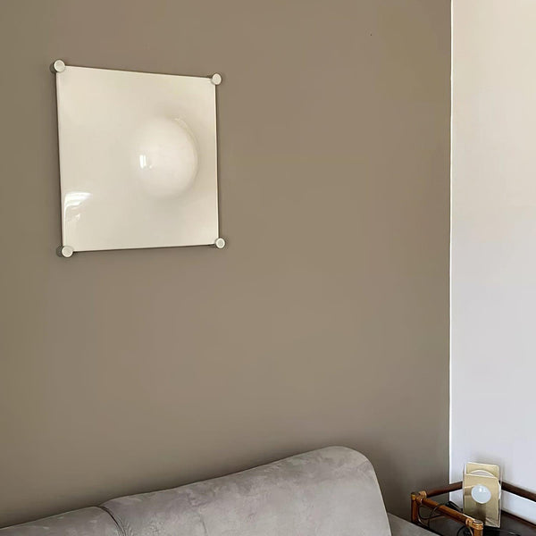 modern chrome white acrylic bubble flush mount ceiling light