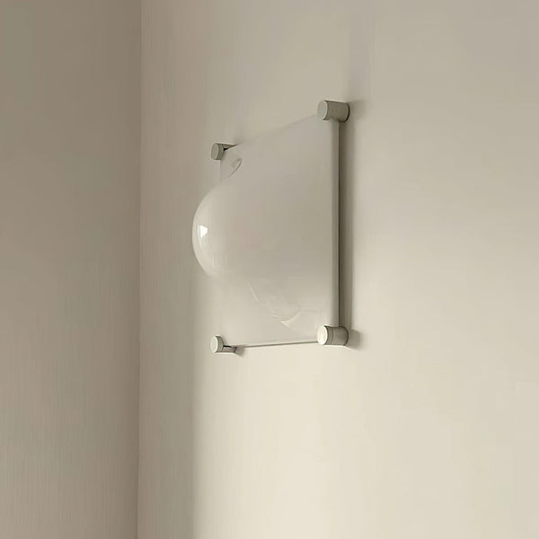 modern chrome white acrylic bubble flush mount ceiling light