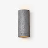 modern composite cylinder wall sconce