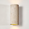 modern composite cylinder wall sconce