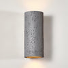 modern composite cylinder wall sconce