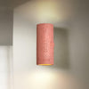 modern composite cylinder wall sconce