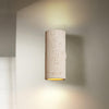 modern composite cylinder wall sconce