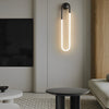 modern copper acrylic led wall lamp