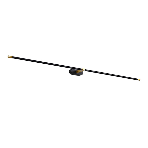 modern copper cylindrical led vanity light