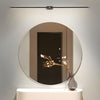 modern copper cylindrical led vanity light