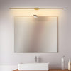 modern copper cylindrical led vanity light