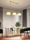 modern copper glass branch chandelier