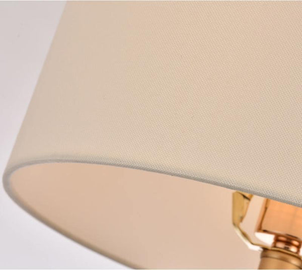 modern copper openwork metal table lamp