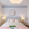 modern copper openwork metal table lamp