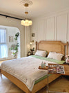 modern copper white pe acrylic lily chandelier