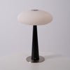 modern fluted glass led table lamp