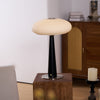 modern fluted glass led table lamp