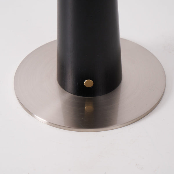 modern fluted glass led table lamp