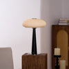 modern fluted glass led table lamp