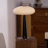 modern fluted glass led table lamp
