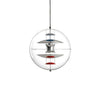 modern gold acrylic cosmic disc pendant lamp