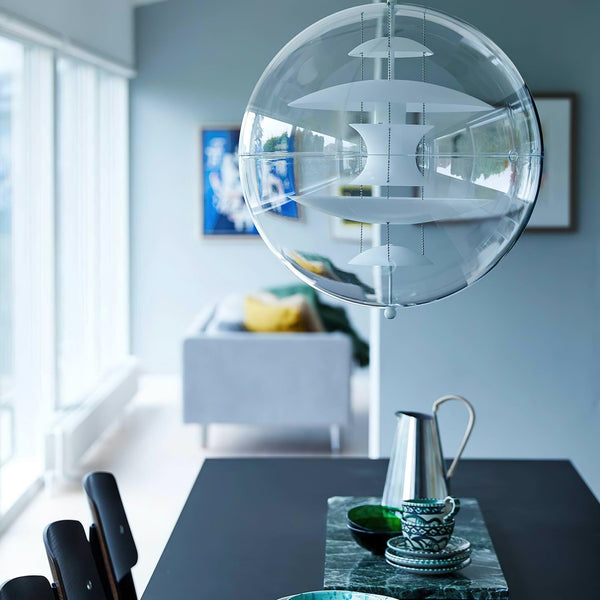modern gold acrylic cosmic disc pendant lamp