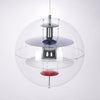 modern gold acrylic cosmic disc pendant lamp
