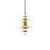 modern gold acrylic cosmic disc pendant lamp