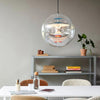 modern gold acrylic cosmic disc pendant lamp