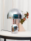 modern gold acrylic dome table lamp