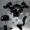 modern gold acrylic dome table lamp