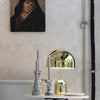 modern gold acrylic dome table lamp