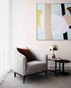 modern gold acrylic dome table lamp