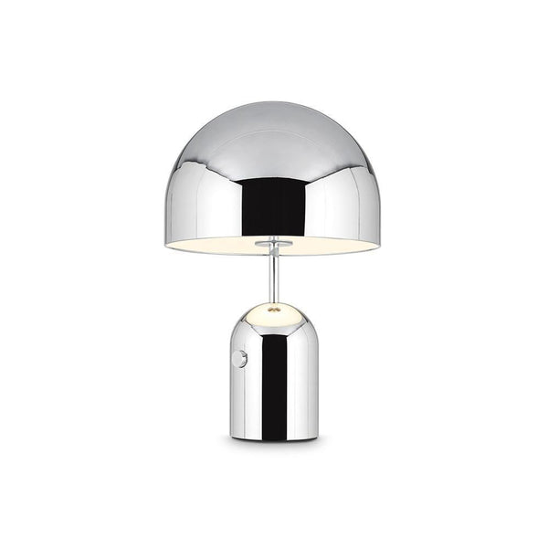 modern gold acrylic dome table lamp