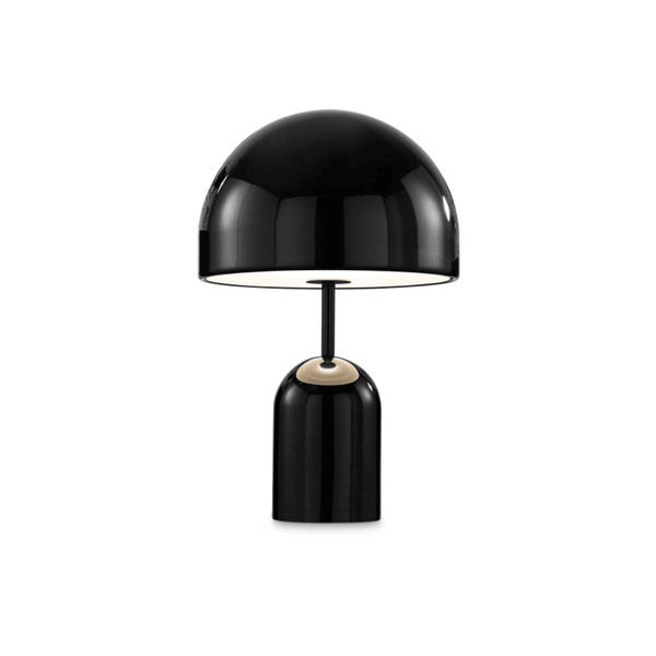 modern gold acrylic dome table lamp