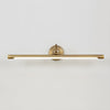 modern gold acrylic linear led wall light