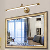 modern gold acrylic linear led wall light